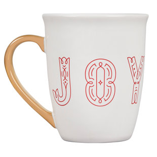 large initial mug